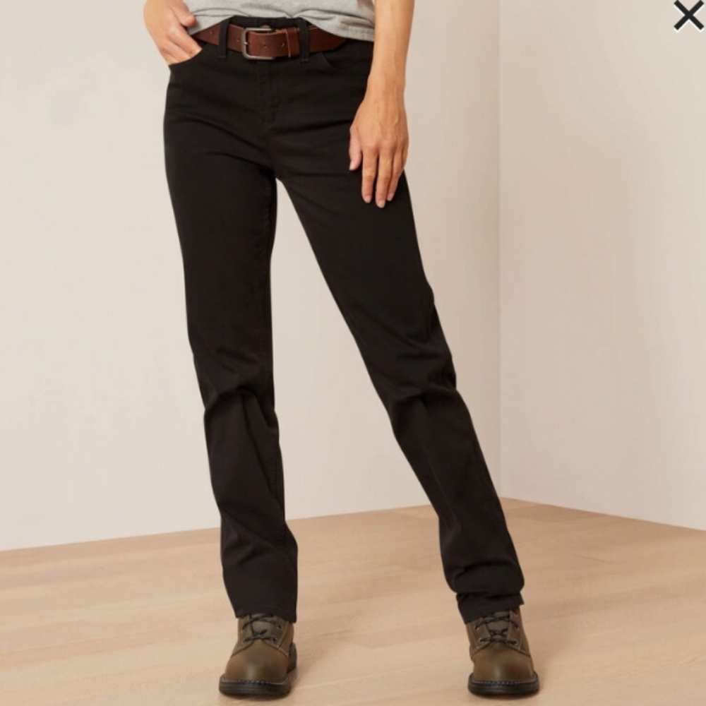 Ariat Women's Rebar Perfect Rise Made Tough Straight Pant Jeans Size 29 Long